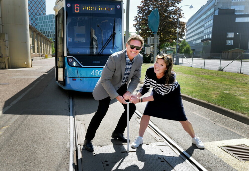 Mikael Sandström och Lotta Engberg