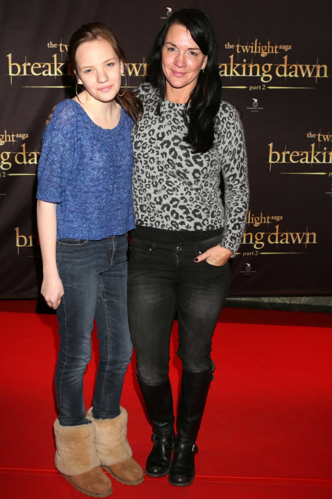 Sofia Wistam och dottern Sindy på premiär 2012. Foto: Charlotte Brunzell/TT Sofia Wistam och dottern Sindy