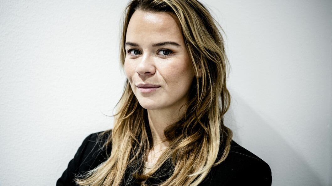 <strong>Margaux Dietz deltog i manifestationen för barnmorskorna.</strong> Margaux Dietz.