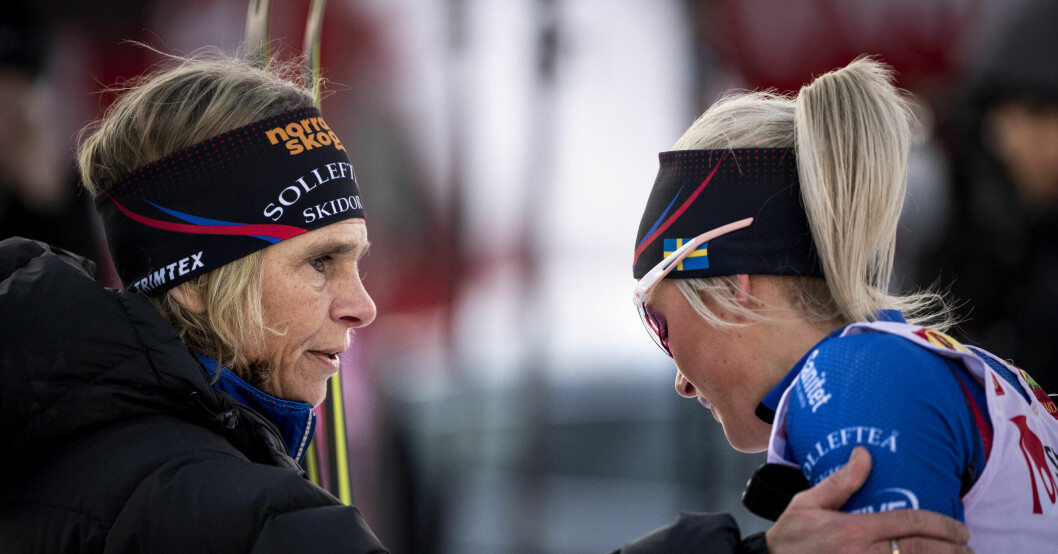 Mia Karlsson har förståelse för dottern Frida Karlsson reaktion. ”Jag var också ganska duktig på att balansera på den hemska eggen”, säger hon i dokumentären. Mia Karlsson och Frida Karlsson