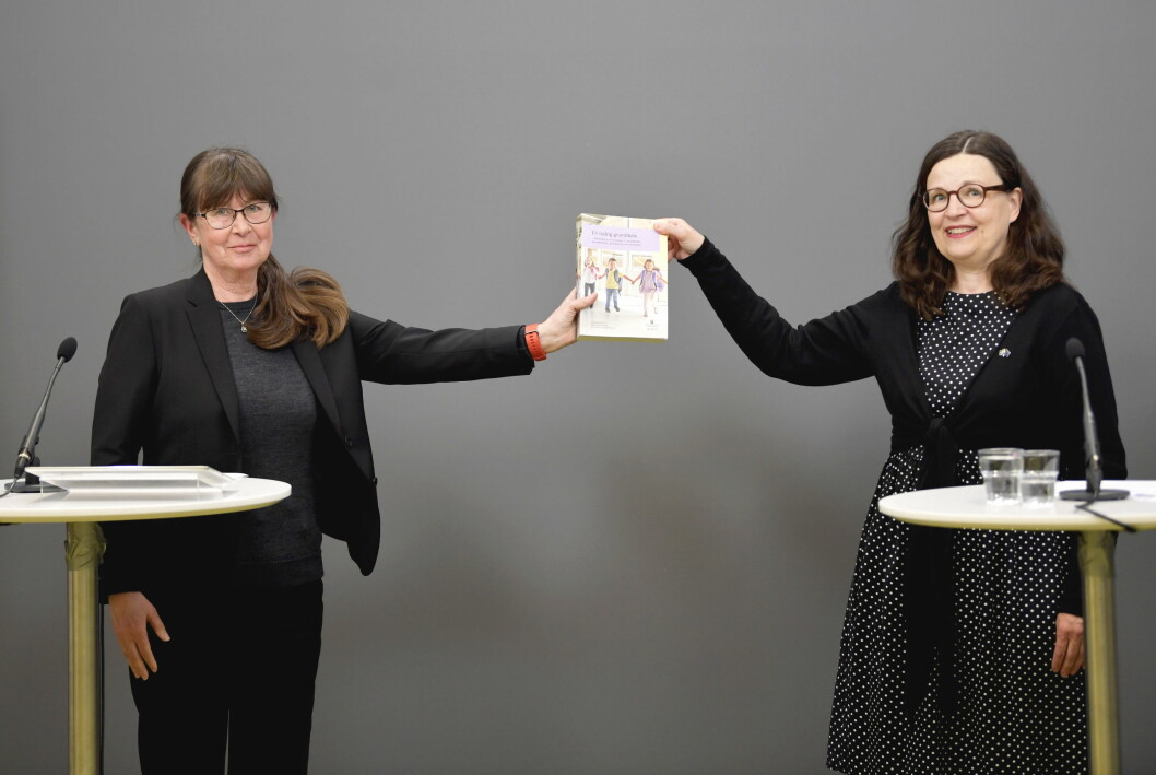 Utredningen överlämnas till utbildningsministern Anna Ekström.