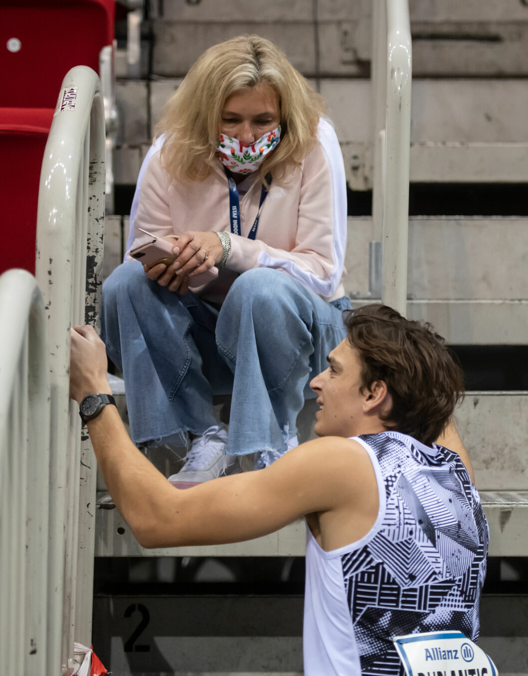 Helen och Armand Duplantis.