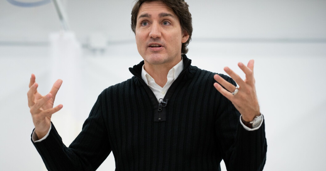 Kanadas president Justin Trudeau.