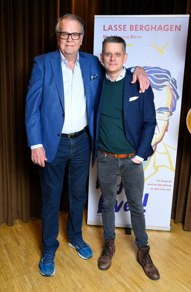 Lasse Berghagen och Marcus Birro. Foto: TT Lasse Berghagen och Marcus Birro
