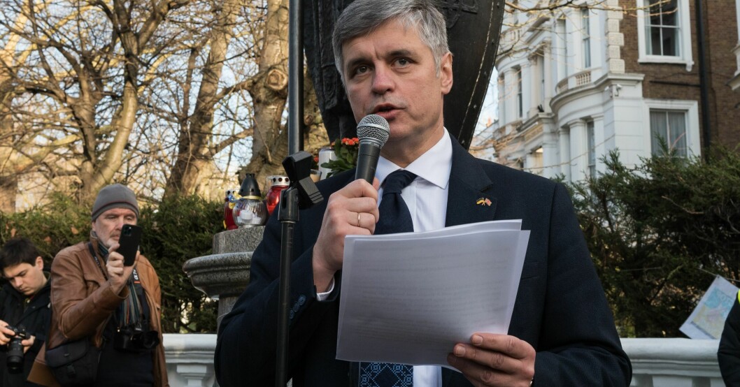 Vadym Prystaiko är Ukrainas ambassadör i Storbritannien. Vadym Prystaiko.
