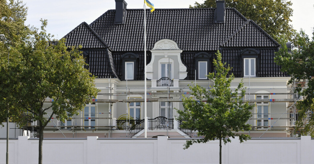 Zlatans gamla lyxvilla i Malmö.