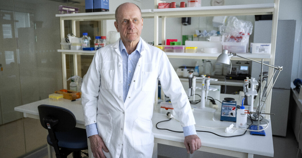 Lars Lannfelt är hjärnan bakom den nya behandlingen. För 20 år sedan startade han forskningen kring den mekanism i hjärnan som han tror orsakar alzheimer. Lars Lannfelt i labbet.