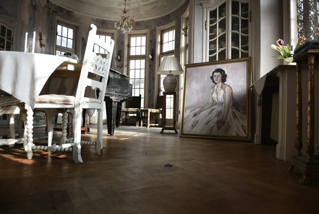 En Villa Kassmans vackra salar.