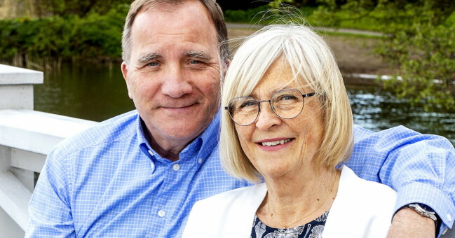 Statsminister Stefan Löfven och hans fru Ulla Löfven.