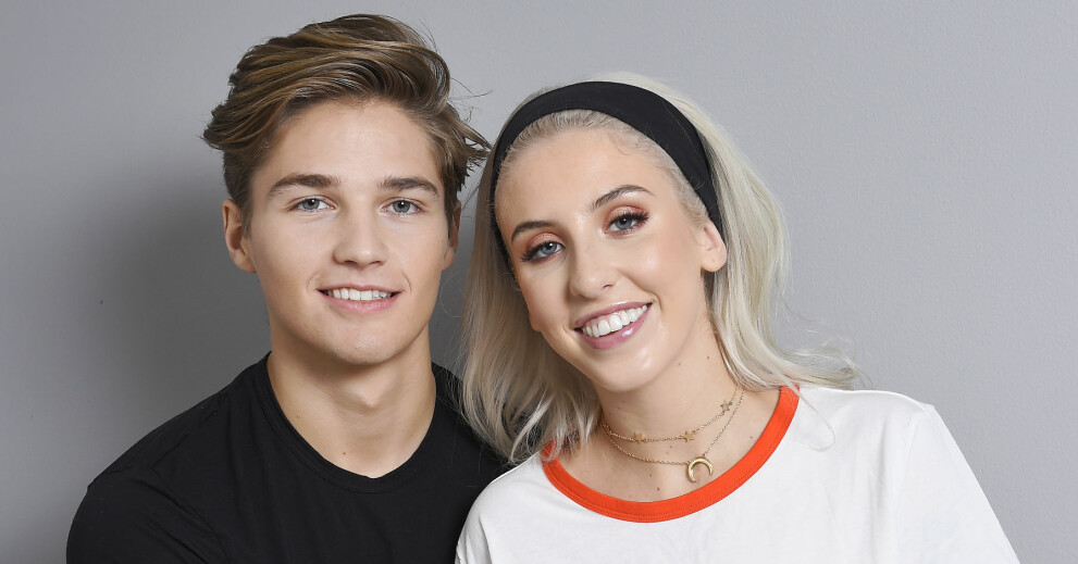 Filip och Peg har varit ett par i flera år. Filip Lamprecht, Peg Parnevik