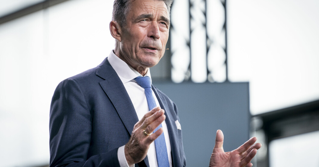 Anders Fogh Rasmussen tycker inte det finns någon logik i Vladimir Putins beteende: ”Skulle inte utesluta möjligheten att Putin blivit fullständigt galen”, säger han. Anders Fogh Rasmussen