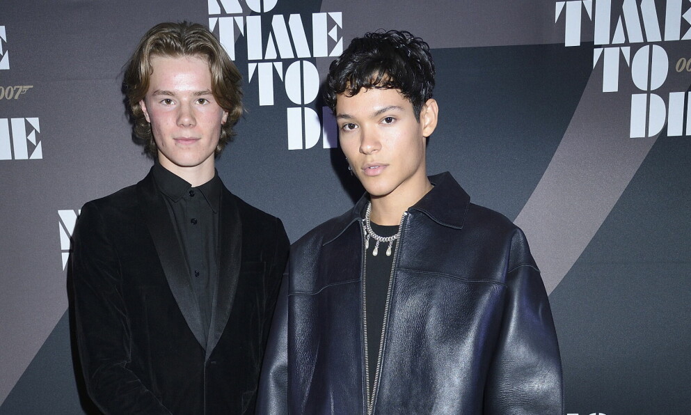 <span class=" italic" data-lab-italic_desktop="italic">Edvin Ryding och Omar Rudberg har verkligen hittat varandra under inspelningarna av Young Royals. Foto: Karin Törnblom/TT</span>