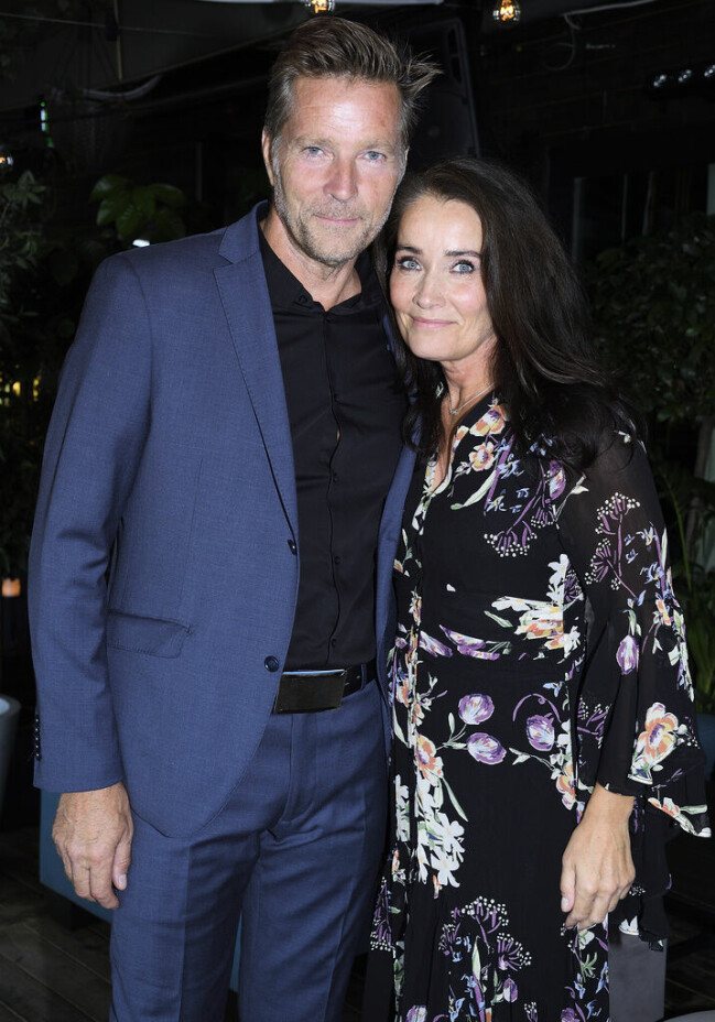 Martin Lamprecht och Agneta Sjödin fångade på bild 2018. Foto: TT Martin Lamprecht och Agneta Sjödin