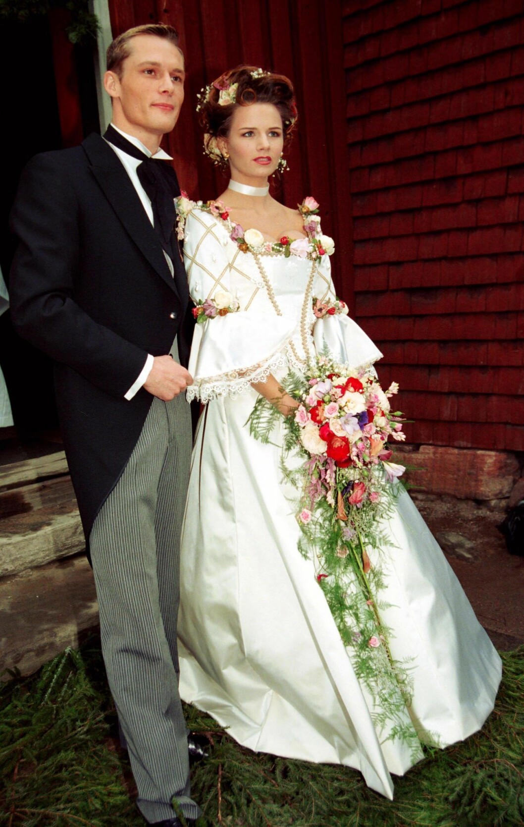 Lena Philipsson gifte sig med Måns Herngren 1993. Paret skilde sig sedan 2001 men är än i dag goda vänner. FOTO: Karin Törnblom/TT Lena Philipsson och Måns Herngren