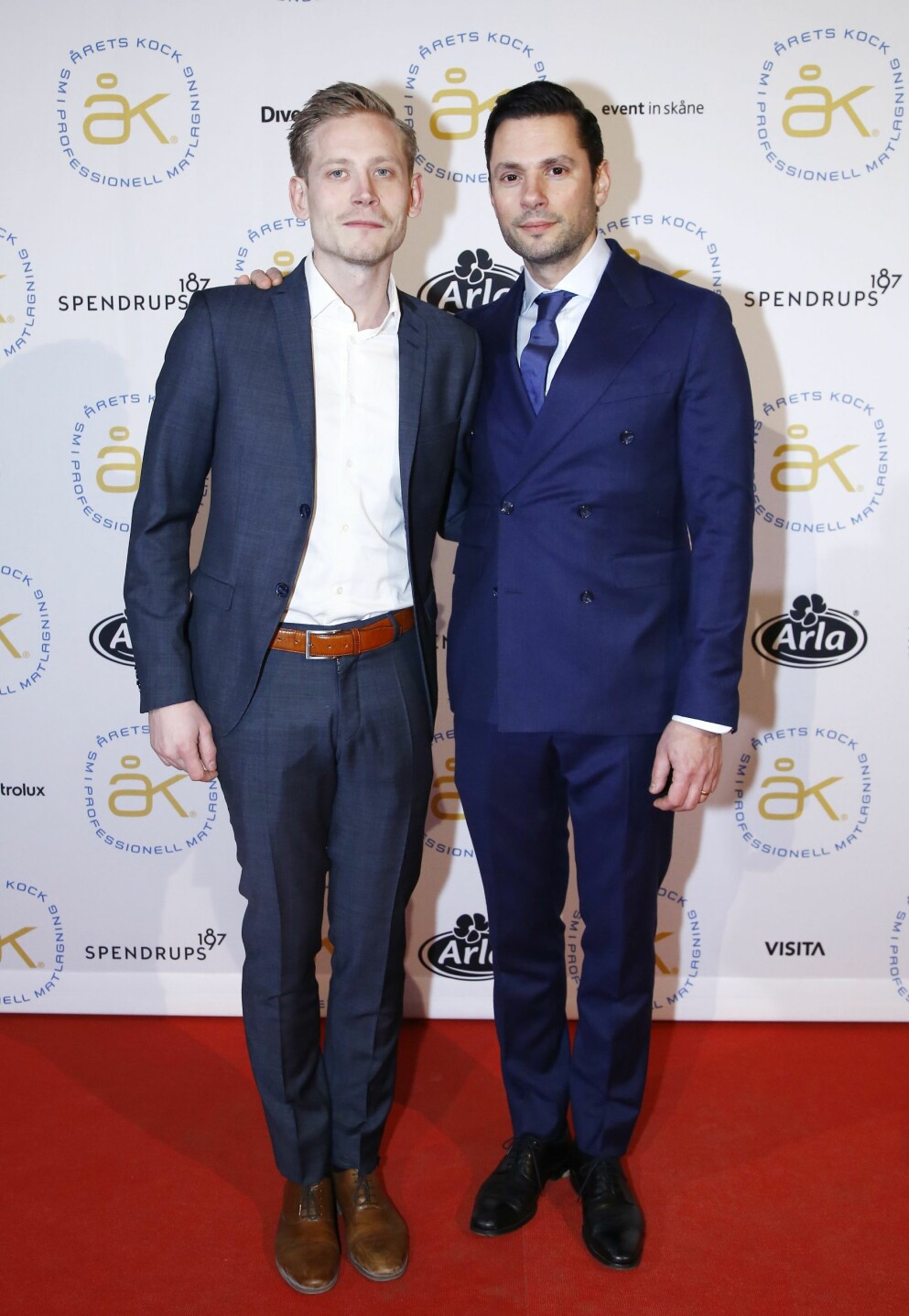 Kocken Danyel Couet med tvåan i Årets kock 2017 Sebastian Thureson