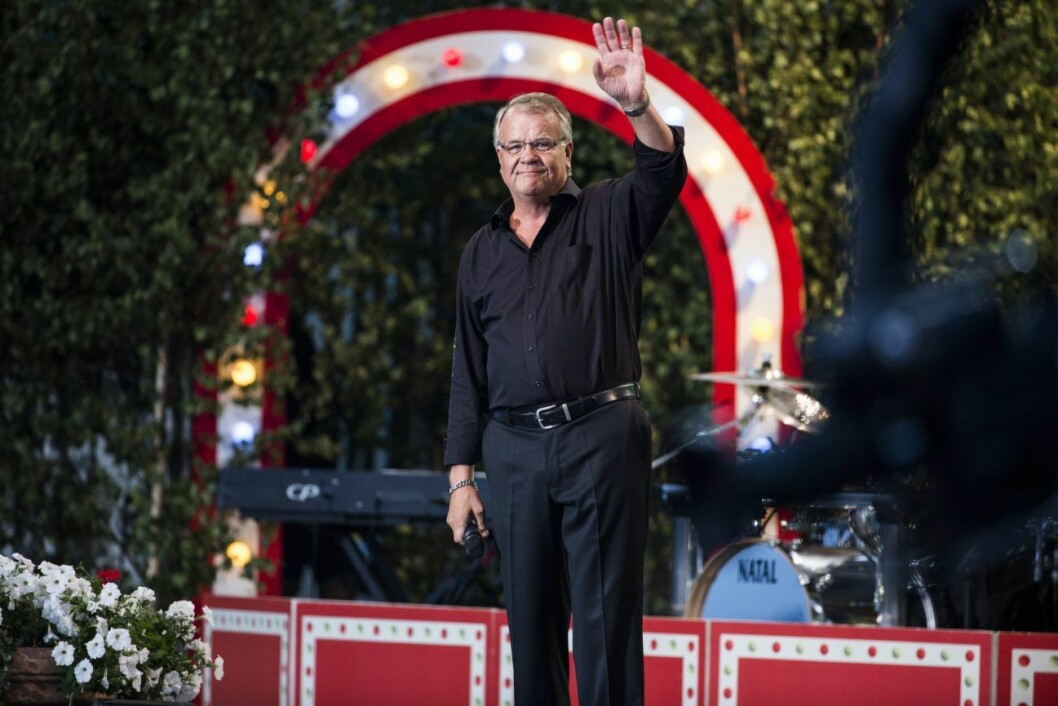 Lasse Berghagen har skrivit signaturmelodin till både ”Allsång på Skansen” och ”Lotta på Liseberg”. Lasse Berghagen allsång