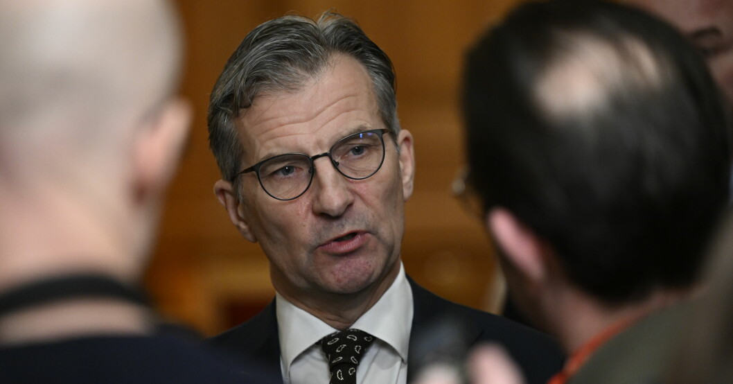 Riksbankschefen Erik Thedéen. Riksbankschefen Erik Thedéen.