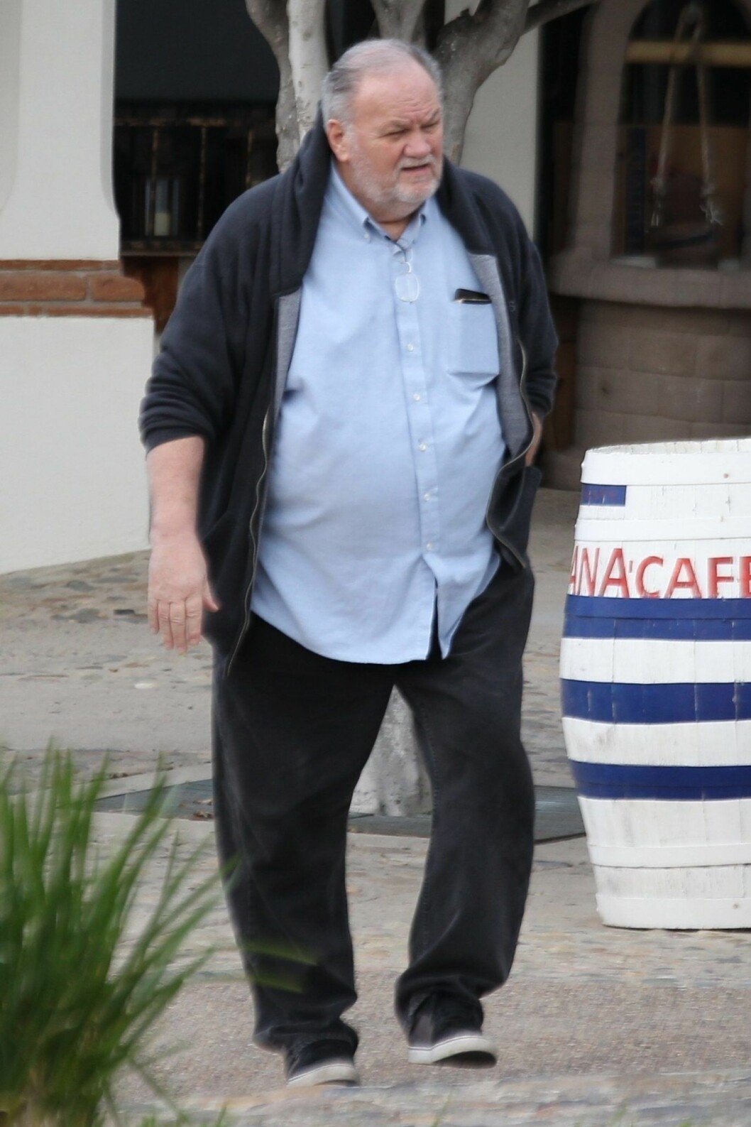 Meghans pappa, Thomas Markle, närvarade aldrig på bröllopet mellan henne och prins Harry. FOTO: TT.