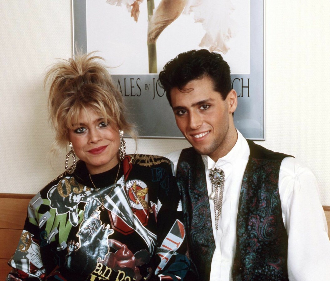 Pernilla Wahlgren och Emilio Ingrosso gick skilda vägar 2002. Bild från 1991. Foto: Roger Tillberg/TT Pernilla Wahlgren och Emilio Ingrosso