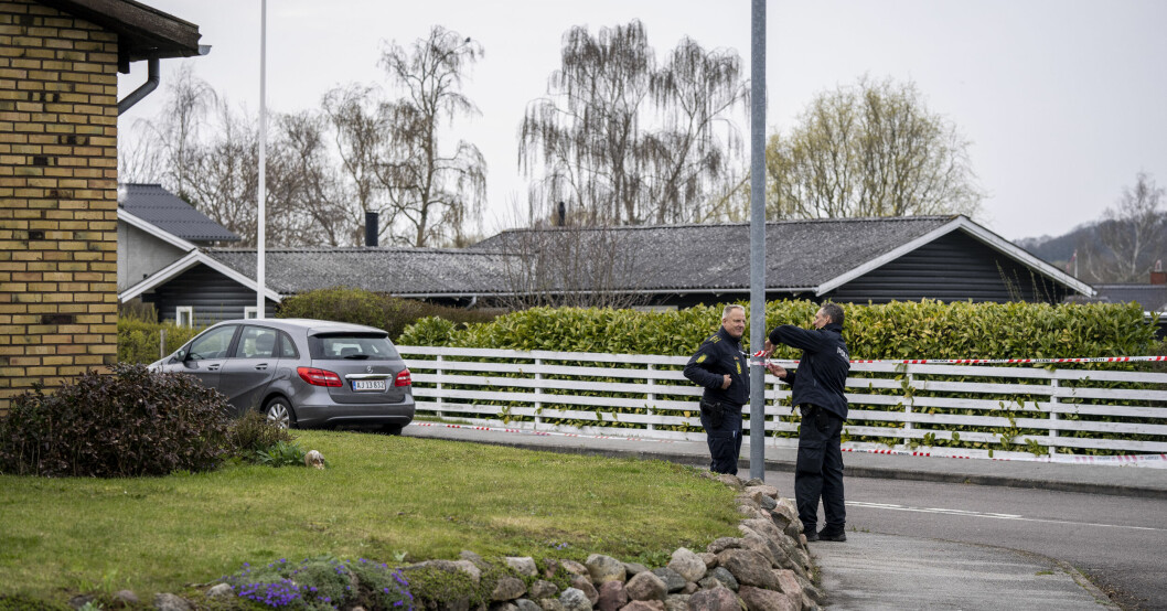 Den häktade 32-åringens villa.