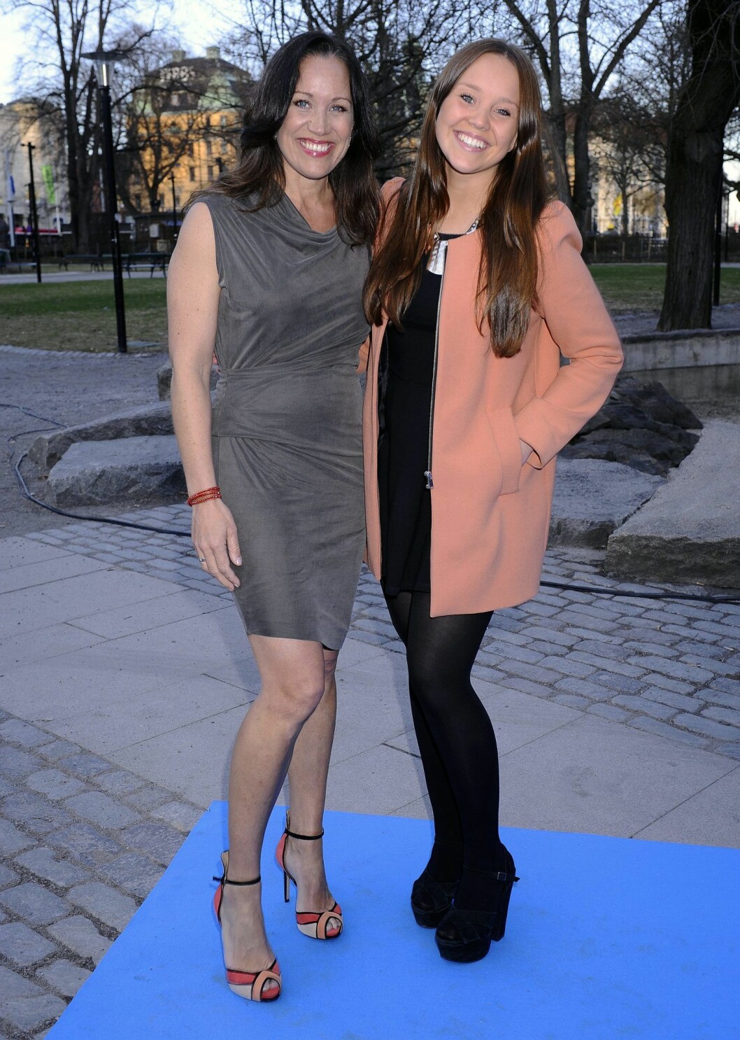 Renée Nyberg och dottern Emma 2013. Foto: Karin Törnblom/TT Renée Nyberg och dottern Emma