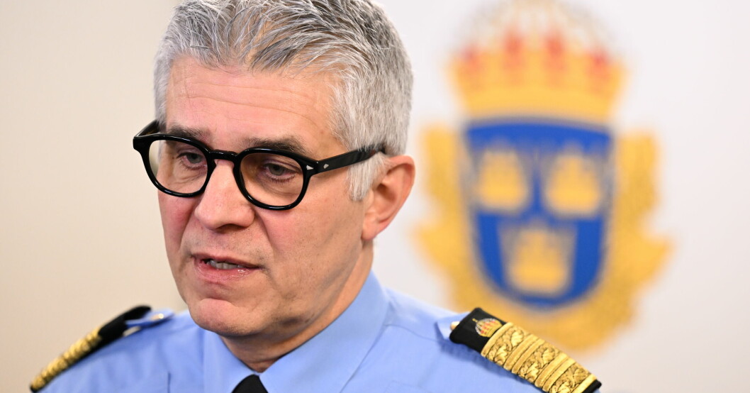 Rikspolischef Anders Thornberg.