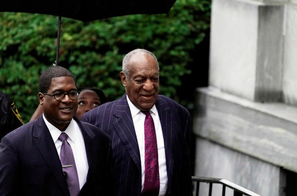 Bill Cosby till höger i bild är skyldig till sexövergrepp mot minderårig. Bill Cosby är skyldig till sexövergrepp mot minderårig