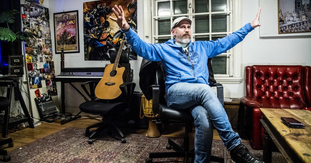 Marko Lehtosalo "Markoolio" när han intervjuades inför sin show.