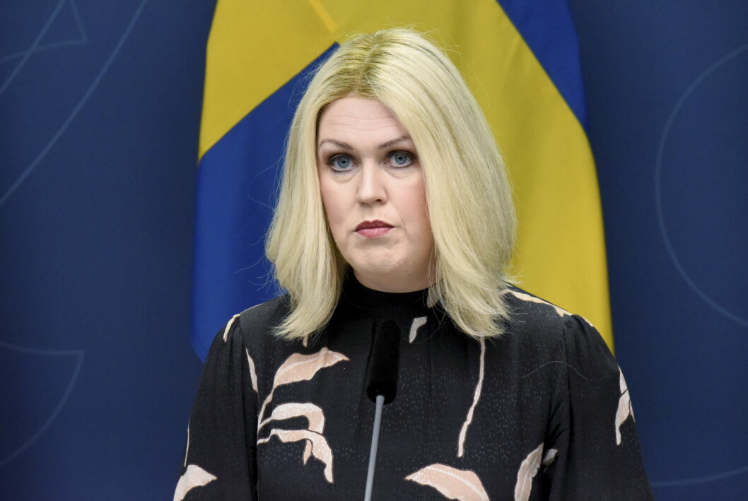 <strong>Lena Hallengren, socialminister.</strong> Lena Hallengren, socialminister.