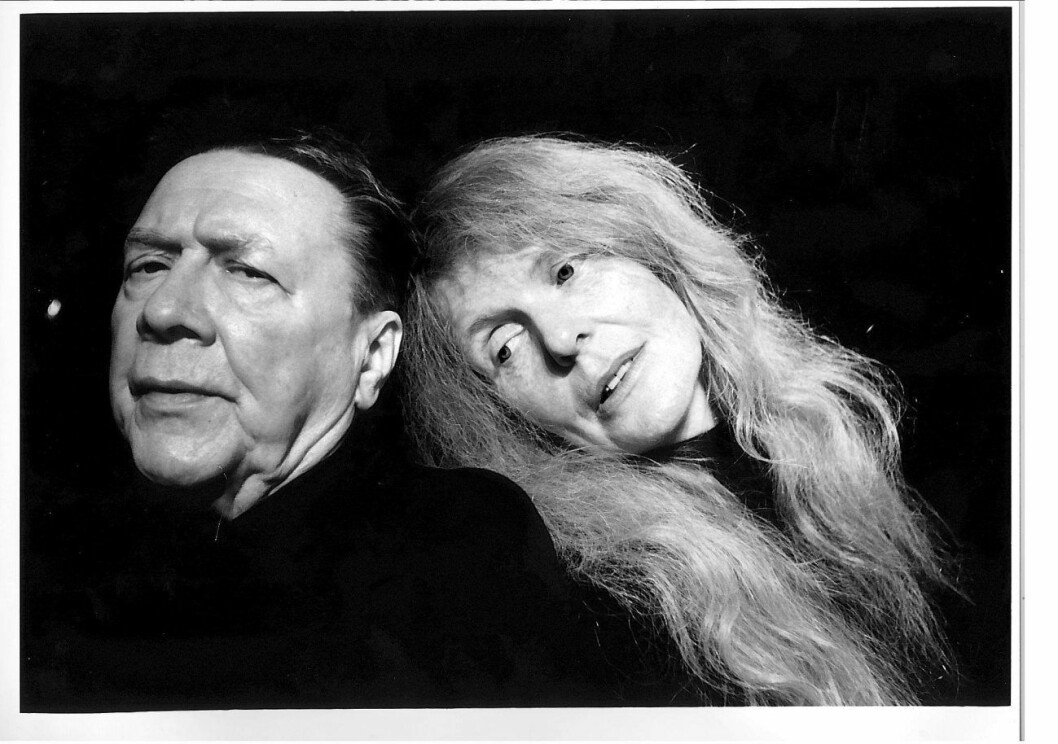 Allan Edwall och Kristina Lugn under deras samarbete på Edwalls teater Brunnsgatan 4. Allan Edwall och Kristina Lugn.