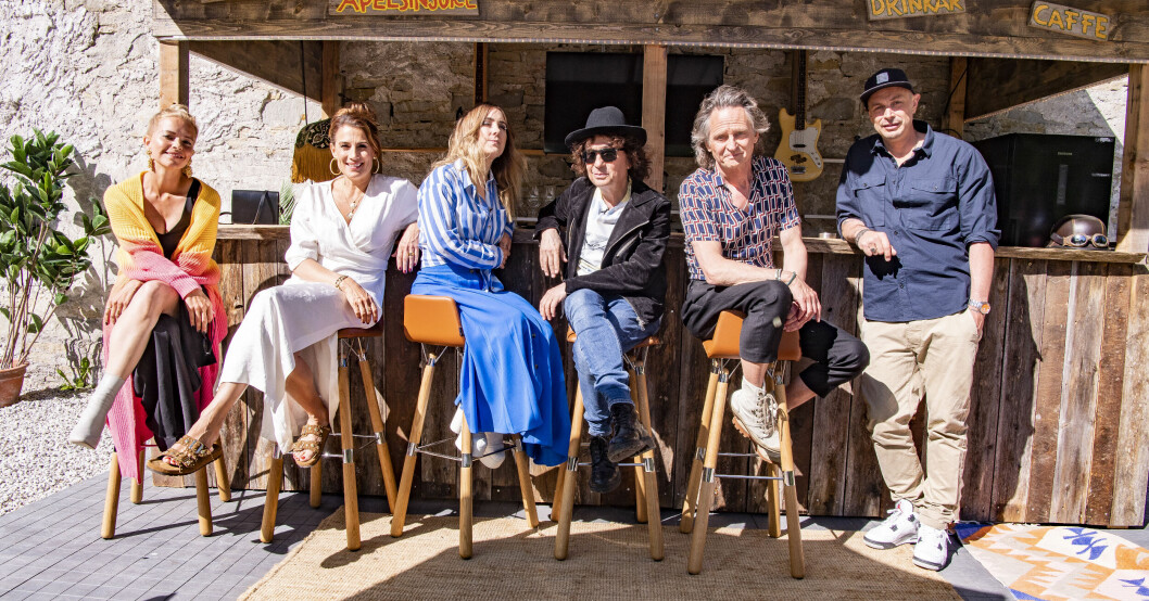 Petra Marklund, Jill Johnson, Miss Li, Magnus Uggla, Orup och Petter. Petra Marklund, Jill Johnson, Miss Li, Magnus Uggla, Orup och Petter i Så mycket bättre 2019.