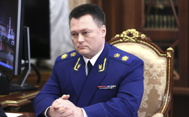 Riksåklagaren Igor Krasnov informerar Putin om den ”illegala” mobiliseringen som skedde i höstas när Putin begärde delvis mobilisering. Riksåklagare Krasnov.