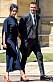 Victoria och David Beckham på Harry och Meghans bröllop