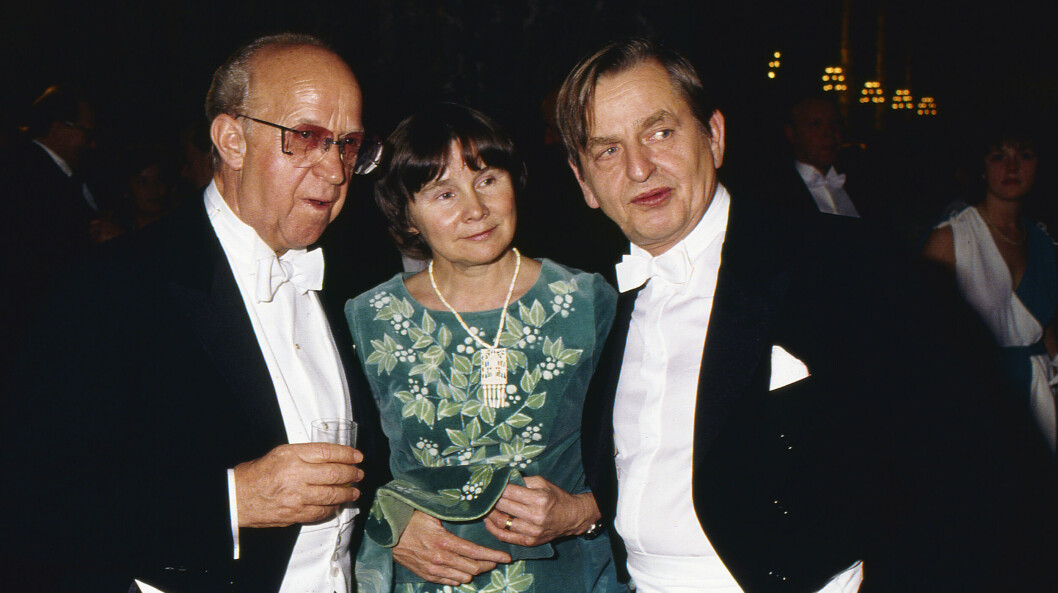 <strong>Olof och Lisbeth Palme tillsammans med riksdagens talman Ingemund Bengtsson 1983.</strong> Olof Palme och Lisbeth Palme tillsammans med riksdagens talman Ingemund Bengtsson 1983.