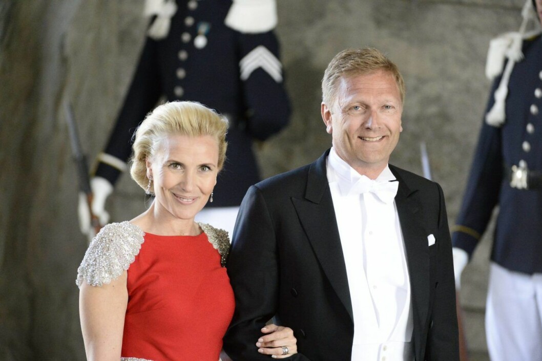 Anna Westling Söderström och Mikael Söderström på prinsessan Madeleines bröllop med Christopher O’Neill sommaren 2013. Foto: Leif R Jansson Anna Westling