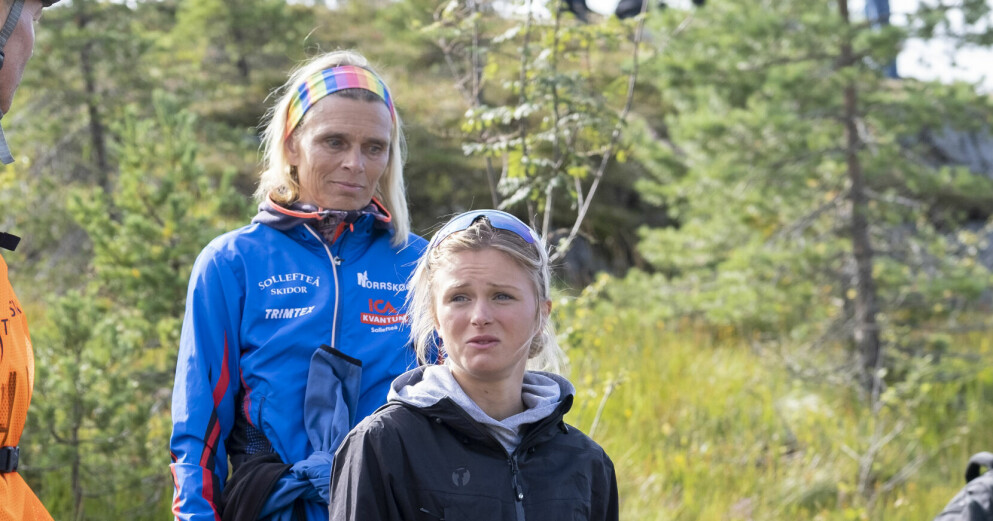 Mia Karlsson och Frida Karlsson tvingades nyligen låsa in sig i hemmet i Sollefteå. Mia Karlsson och Frida Karlsson