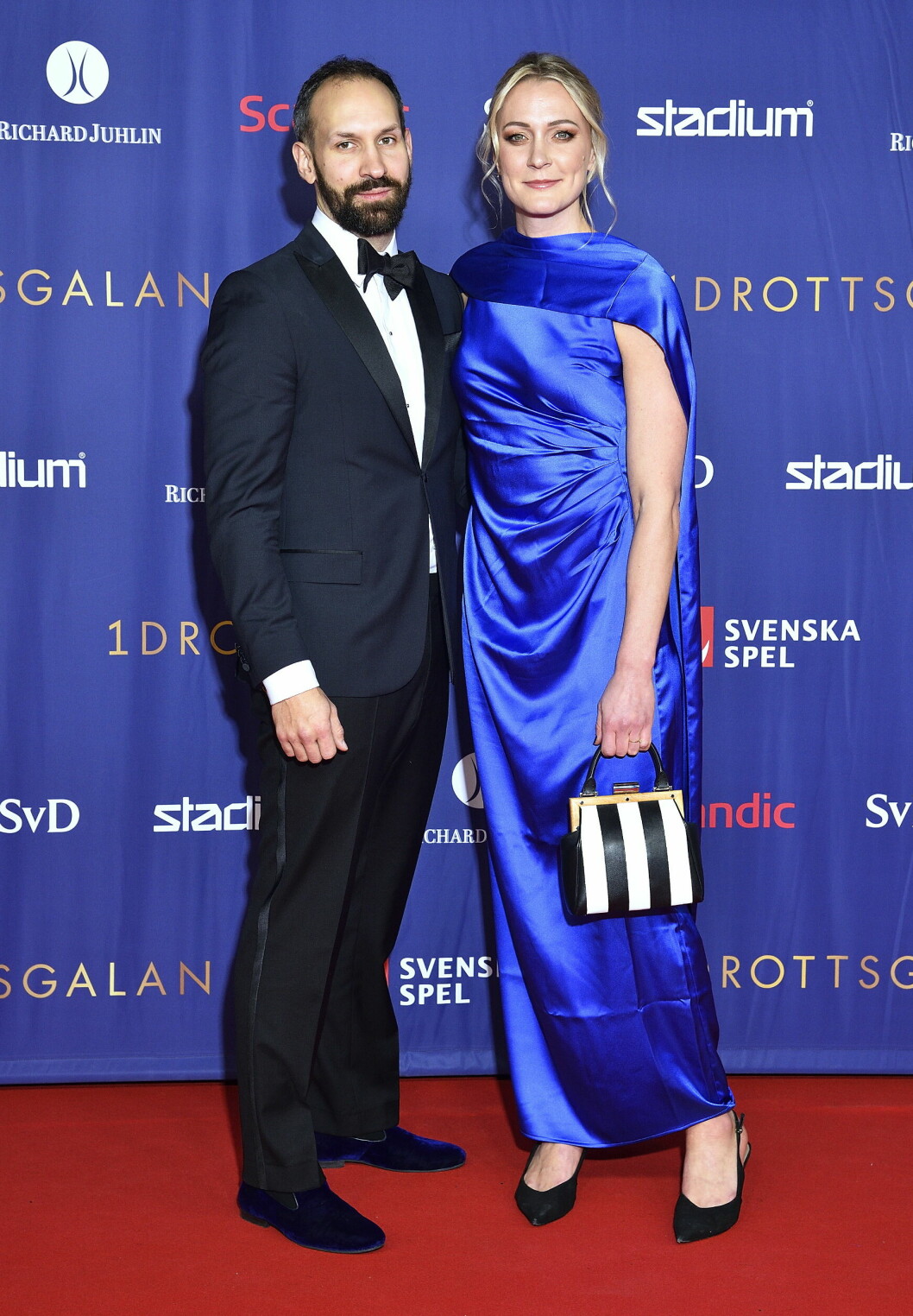 Sarah Sjöström, 29 och fästmannen Johan de Jong Skierus, 33.