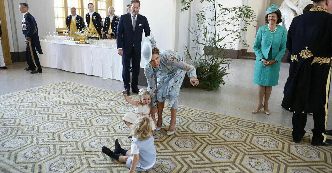 Prinsessan Madeleine hade fullt upp! PRINSESSAN MADELEINE, PRINSESSAN LEONORE, PRINS NICHOLAS