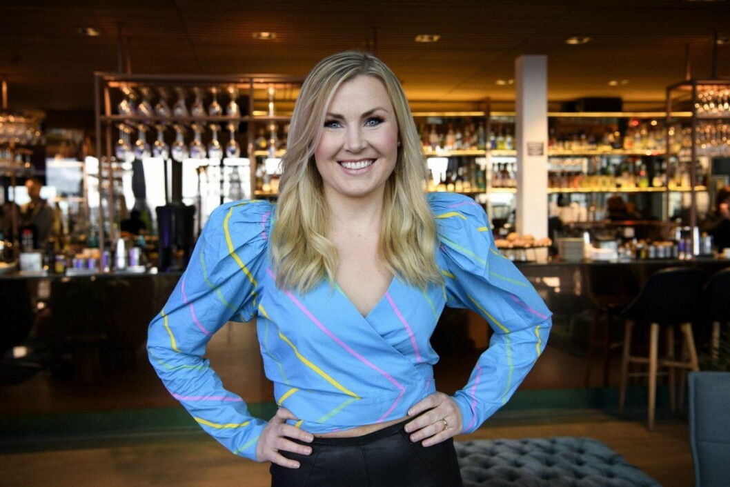 Dansbandssångerskan Elisa Lindström är en av deltagarna i Stjärnornas stjärna 2020. Foto: TT Elisa Lindström
