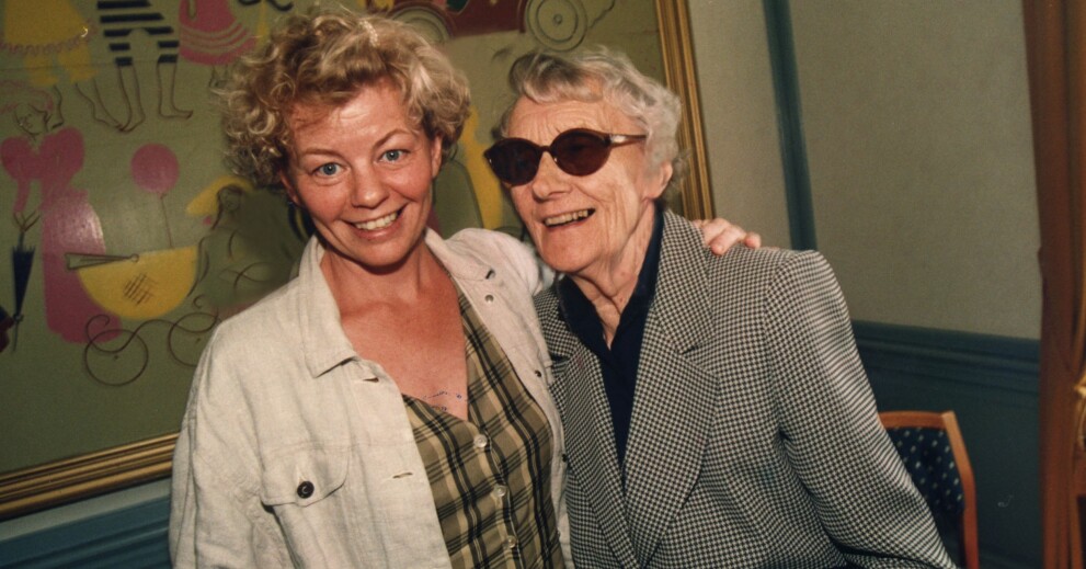 Inger och Astrid 1994. Inger Nilsson, Astrid Lindgren