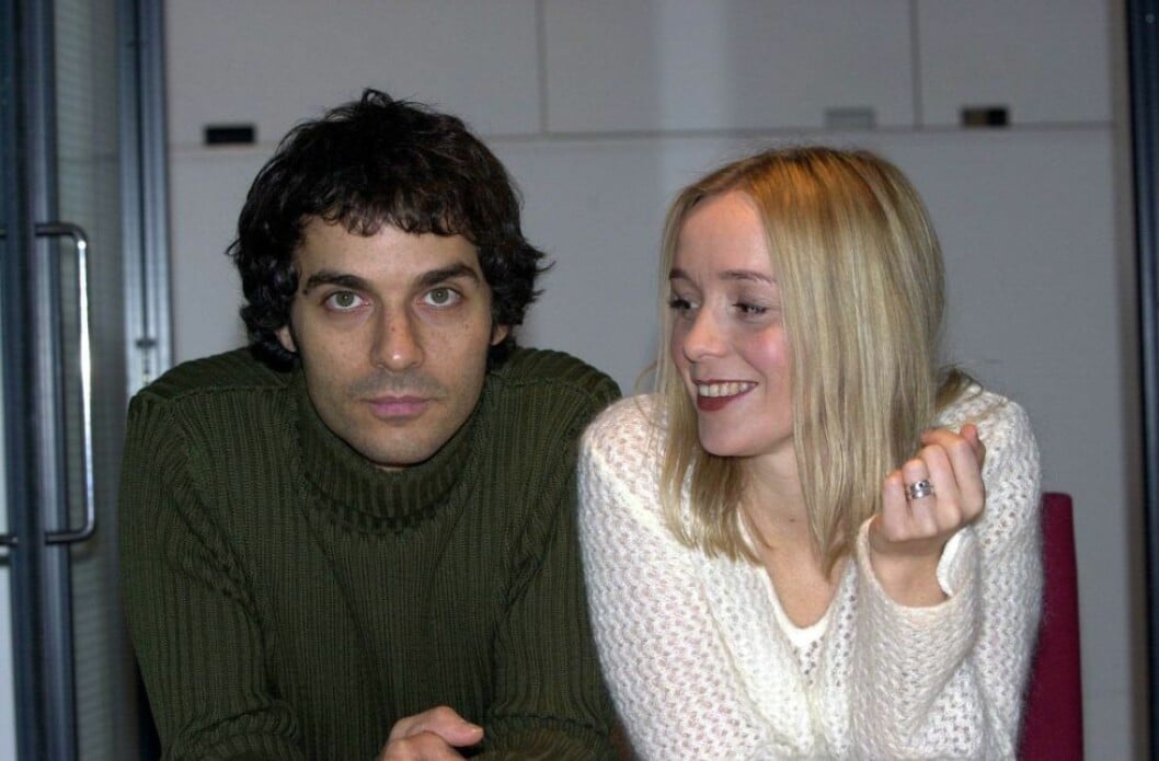 Lisa Ekdahl med tidigare kärleken Salvadore Poe.