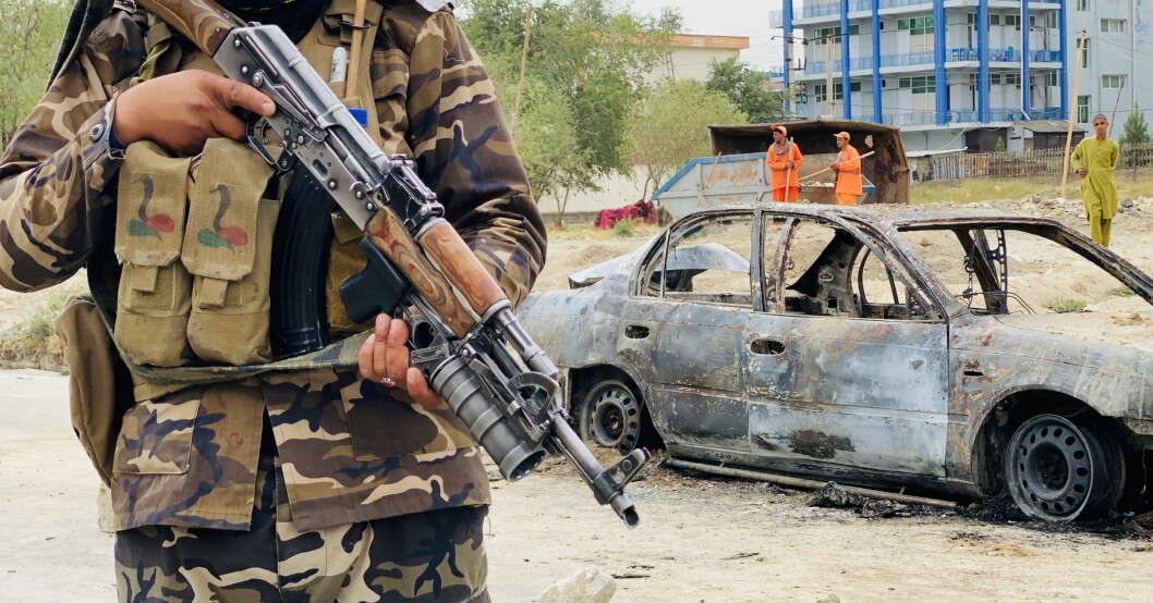 USA angrep ett fordon med en drönarattack som uppges ha transporterat självmordsbombare. Drönarattack
