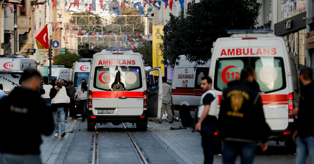 Ambulanser snabbt på plats