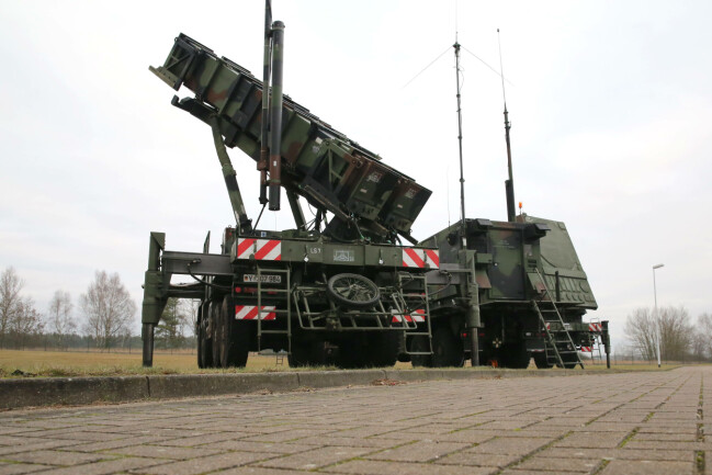 Luftvärnssystemet Patriot levererades från USA 2021.