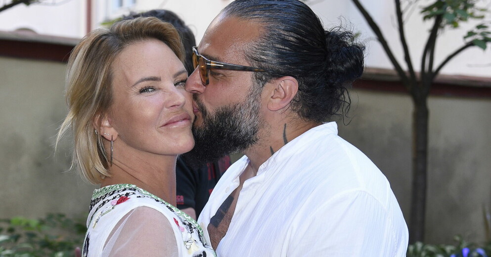Magdalena Graaf och Louie Marti. Vilken kärlekslycka! Magdalena och Louie