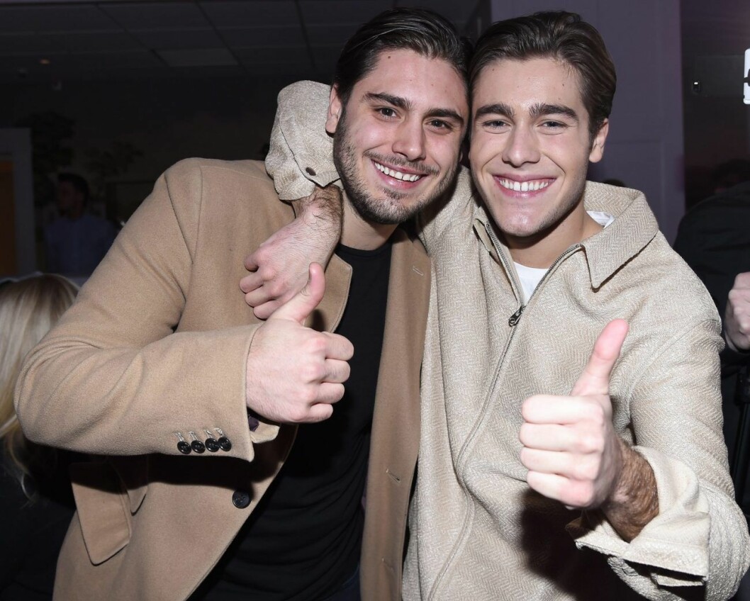 Oliver och Benjamin Ingrosso. Familjen Wahlgren Ingrosso framgångssaga