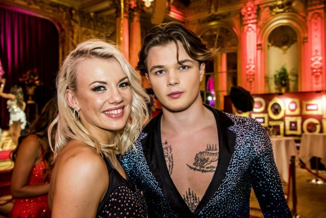 Linn Hegdal, dansare, Lancelot Lance Hedman Graaf, thaiboxare. Let's Dance