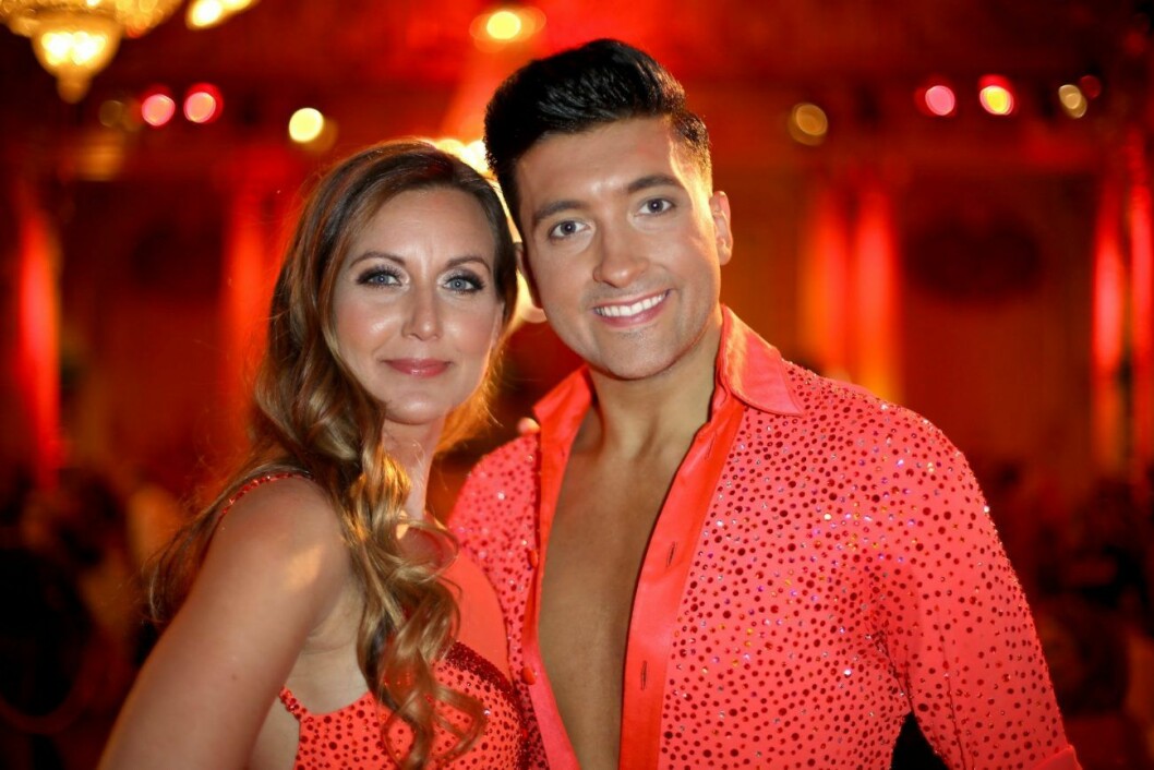 Sanna Lundell och Aaron Brown. Let's Dance