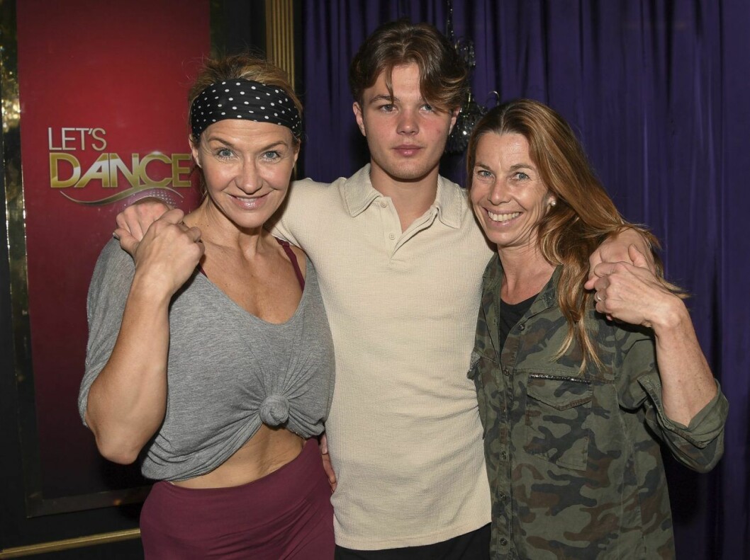 Kristin Kaspersen, Lancelot ”Lance” Hedman och Magdalena Forsberg tävlar i semifinalen av Let’s dance 2019. Kristin Kaspersen, Lancelot ”Lance” Hedman och Magdalena Forsberg i semifinalen av Let's dance 2019