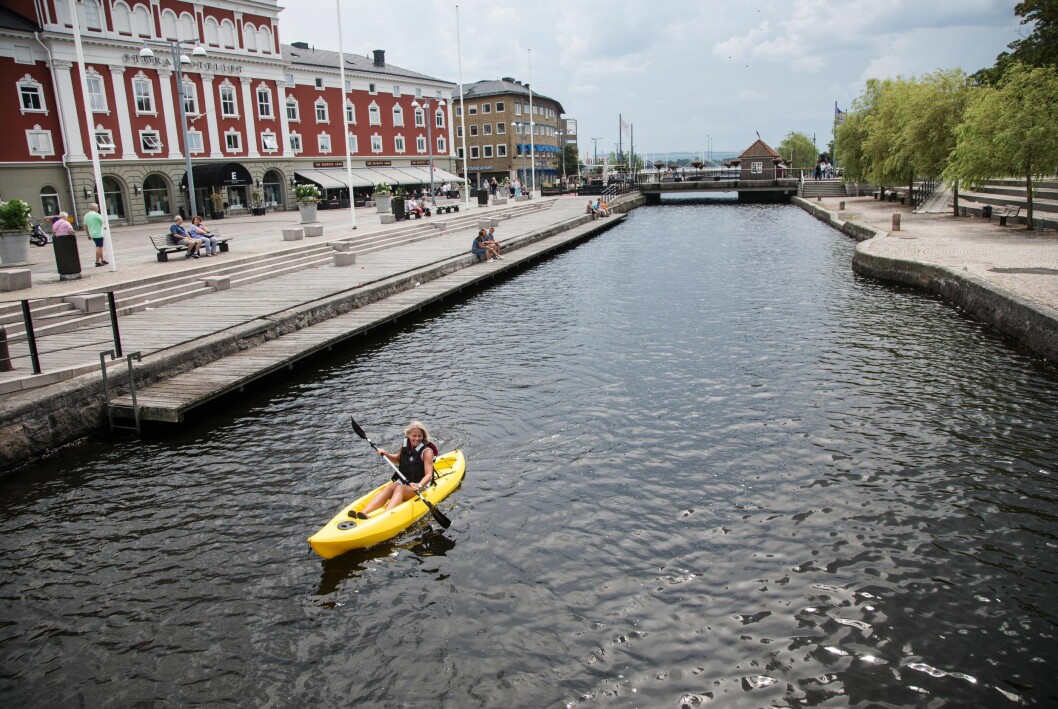 Högst upp på listan på risk för regn i Sverige? Jönköping.